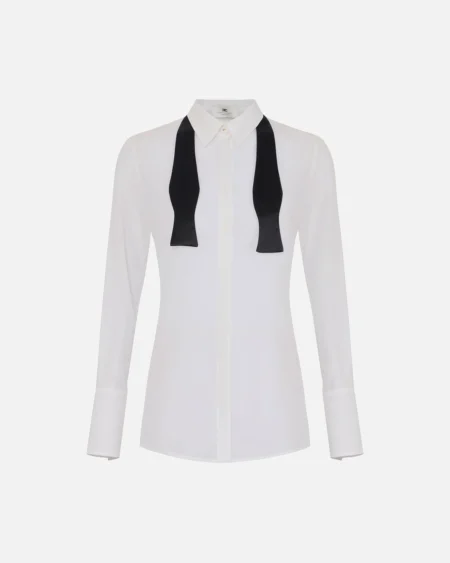 Blusa Blanca Elisabetta Franchi