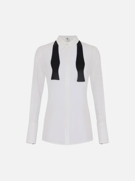 Blusa Blanca Elisabetta Franchi