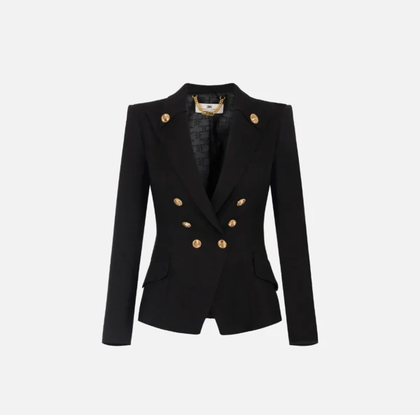 Chaqueta Negra Elisabetta Franchi