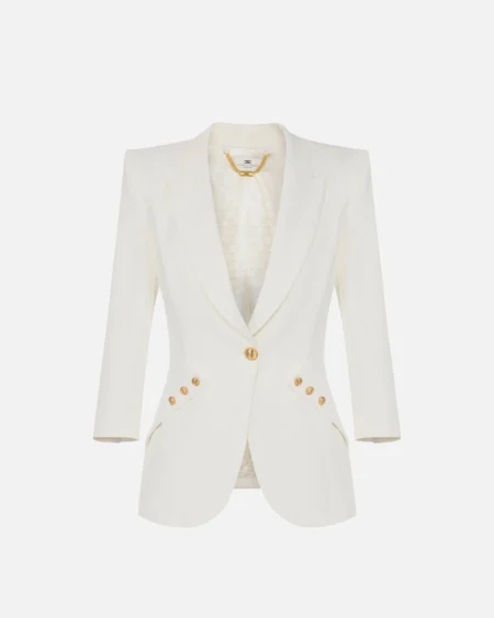 Chaqueta Blanca Elisabetta Franchi
