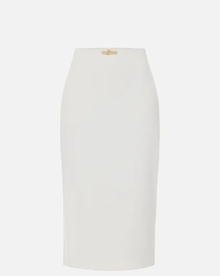 Falda Blanca Elisabetta Franchi
