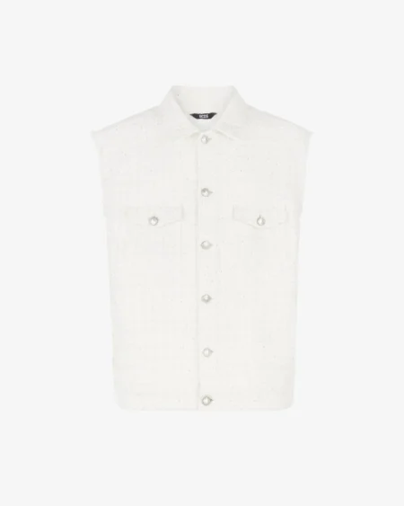 Chaqueta GCDS con brillos sin mangas