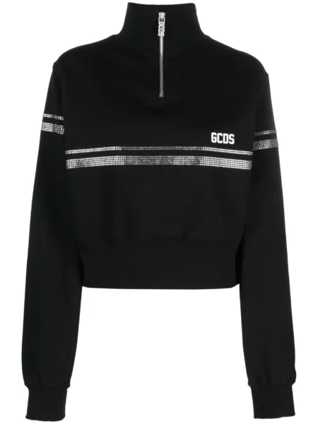 Sudadera GCDS cropped brillos