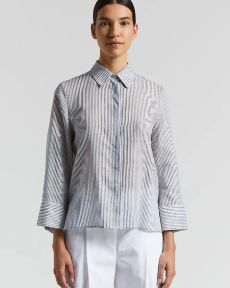 Blusa Rayas Azul Peserico