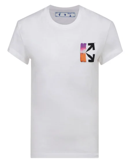 Polera OffWhite espalda bicolor