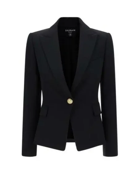 Chaqueta Negra de Lana