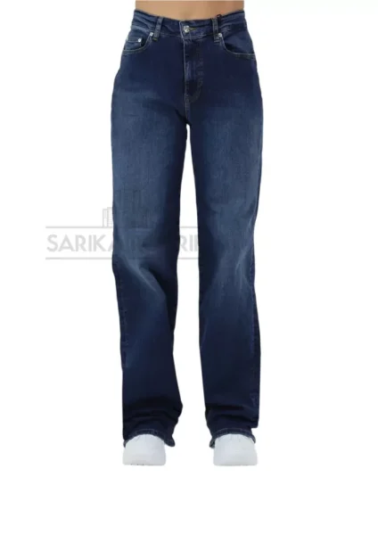 Jeans Indigo High Waisted