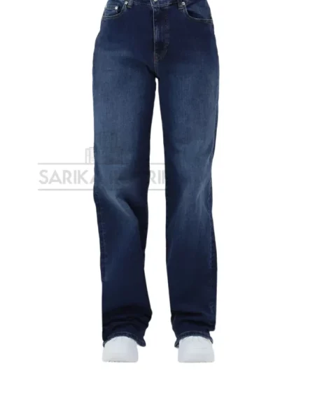 Jeans Indigo High Waisted