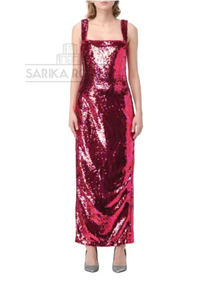 Vestido Paillettes Zebra