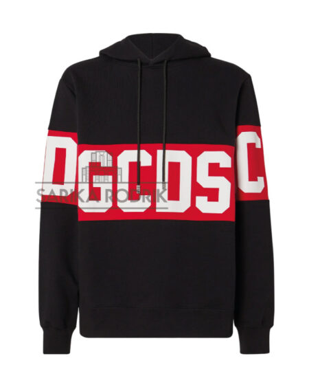Logo Band Hoodie - Black