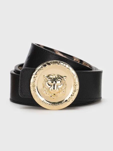 Cinturón Reversible Negro/Animal Print