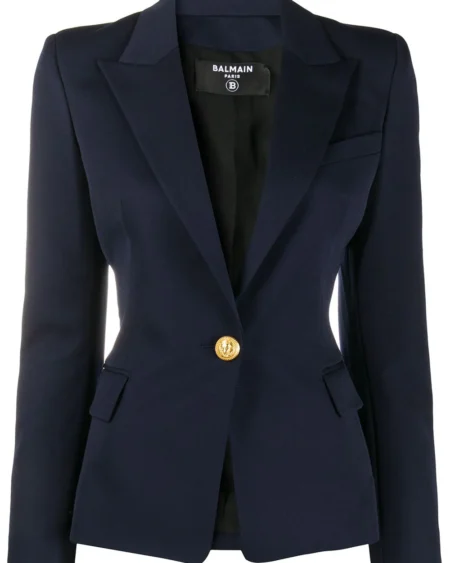 Chaqueta de Lana Azul
