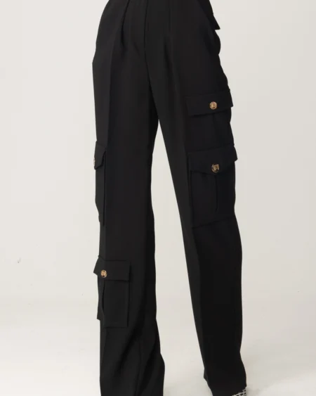 Pantalón Negro con Cinturón