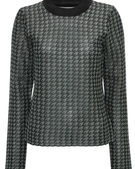 Conjunto Jacquard Negro/Verde