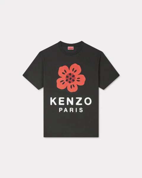 Camiseta Kenzo Boke Flower Negra - 100% Algodón