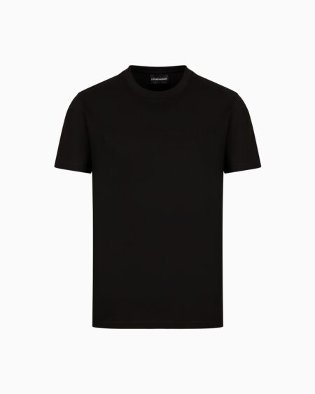 Camiseta Negra Emporio Armani en Contrarrelieve