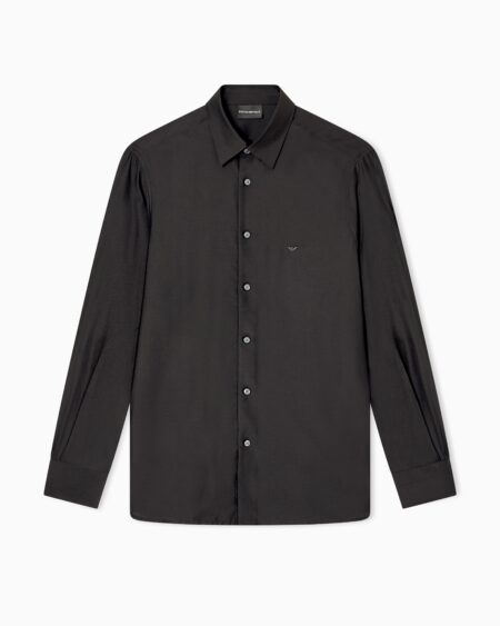 Camisa Emporio Armani con Logo Bordado