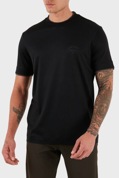 Camiseta Emporio Armani Algodón Premium Doble Cuello