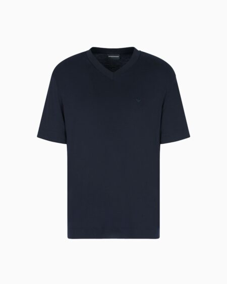 Camiseta Emporio Armani Cuello en V Minimal