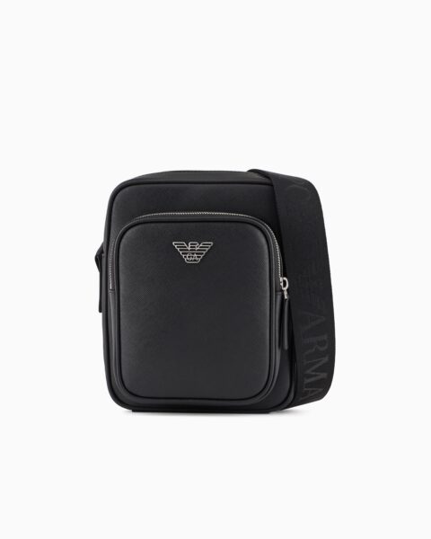 Bandolera Cuero Saffiano Emporio Armani