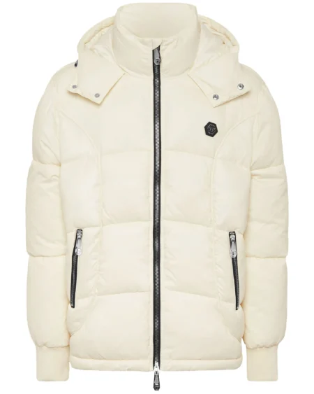 Chaqueta Philipp Plein Puffer Negra Brillante