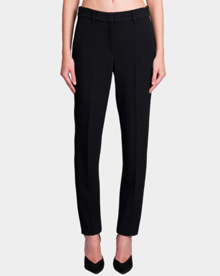 Pantalón Negro Emporio Armani Mujer Corte Recto Elegante