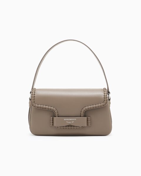 Cartera de Hombro Emporio Armani Beige con Correa
