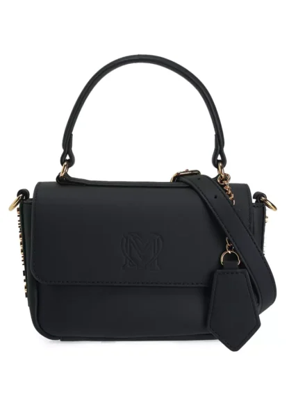 Cartera Negra Love Moschino Top Handle con Correa Ajustable