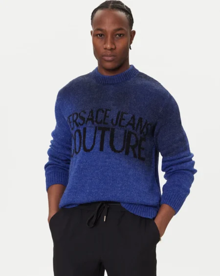 Sweater Versace Azul Logo