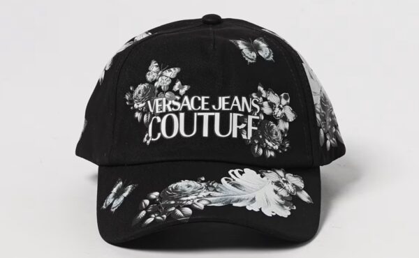 Gorra Versace Negra Estampado Barroco Floral