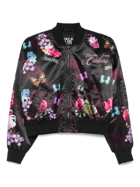 Chaqueta Versace Mujer Bomber Estampado Floral Mariposas