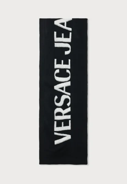 Bufanda Versace Unisex Negra Logo