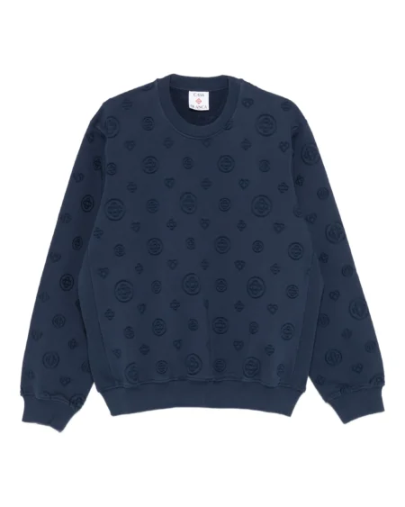 Sudadera Casablanca Monogram Azul Hombre