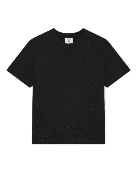 Camiseta Casablanca Monogram Strass Negra Hombre