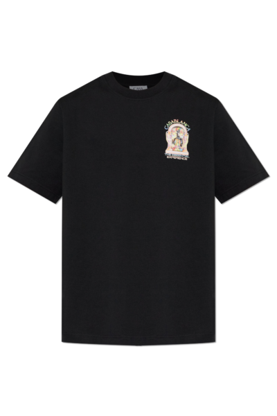 Camiseta Casablanca Essential Experience Negra Hombre