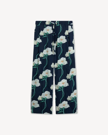 Pantalón Kenzo Poppy Floral Azul Mujer
