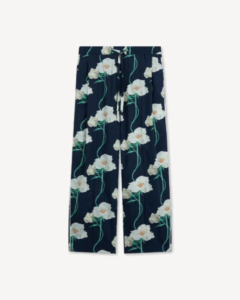 Pantalón Kenzo Poppy Floral Azul Mujer