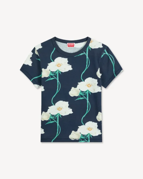 Camiseta Kenzo Poppy Floral Azul Mujer