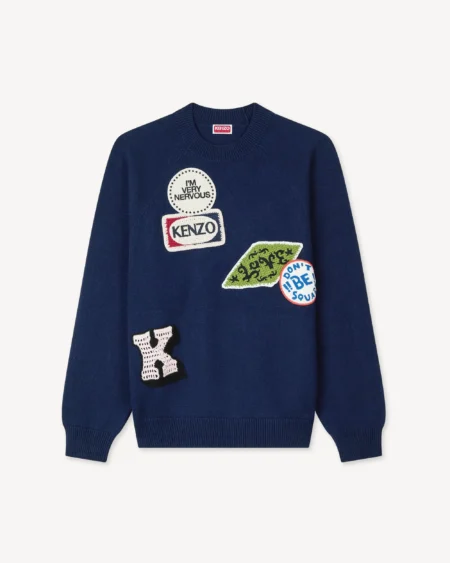 Sweater Kenzo Badges Azul