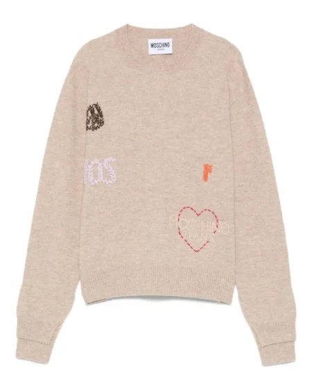 Sweater bordado Moschino Jeans