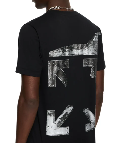 Polera Off-White Arrow Graphic Negra Hombre