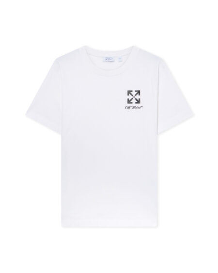 Polera Off-White Arrow Logo Blanca Hombre