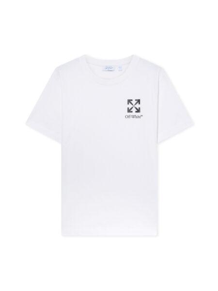 Polera Off-White Arrow Logo Blanca Hombre