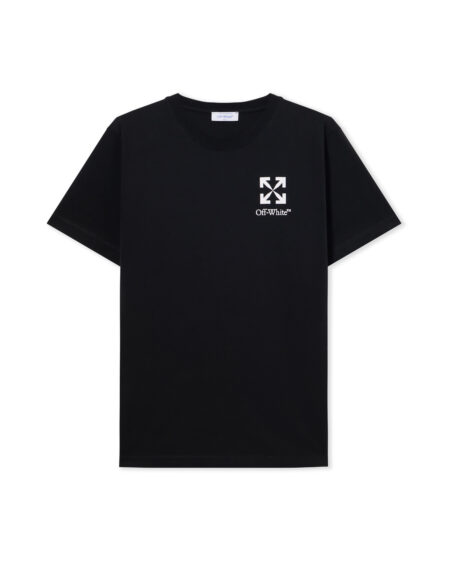 Polera Off-White Arrow Logo Negra Hombre