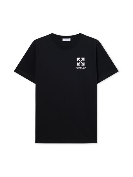 Polera Off-White Arrow Logo Negra Hombre