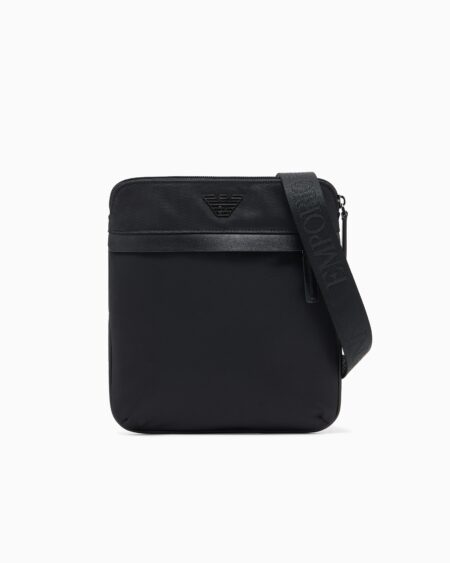 Bolso Bandolera Emporio Armani Negro Vertical Hombre