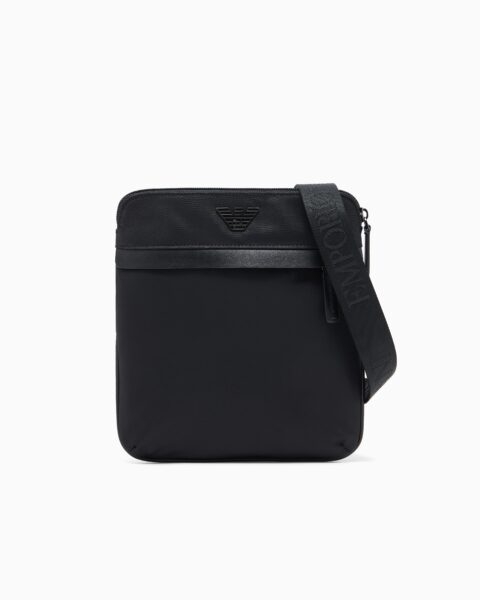 Bolso Bandolera Emporio Armani Negro Vertical Hombre