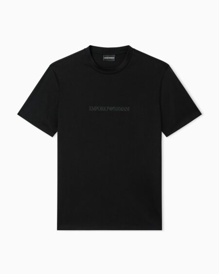 Camiseta Emporio Armani Logo Negra Hombre