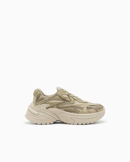 Zapatillas Emporio Armani Beige Chunky Hombre