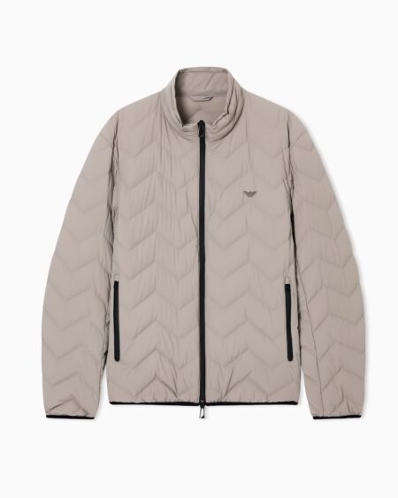 Chaqueta Acolchada Emporio Armani Beige Hombre